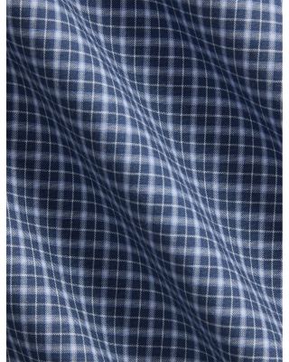 Classic Fit Checked Stretch Poplin Shirt