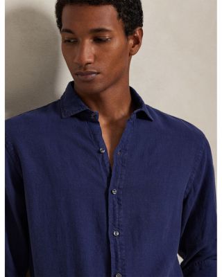 Classic Fit Slub Linen Shirt