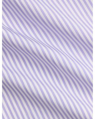 Classic Fit Striped Poplin Shirt