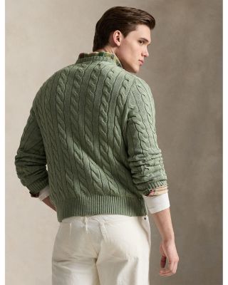 Cable Knit Cotton Sweater