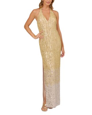 Beaded Halter Dress