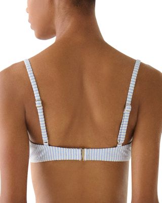 Seamed Underwire Bra Bikini Top