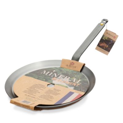 Mineral B 12" Carbon Steel Crepe and Tortilla Pan