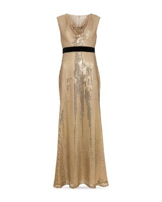 Jamae Gold Maxi Dress