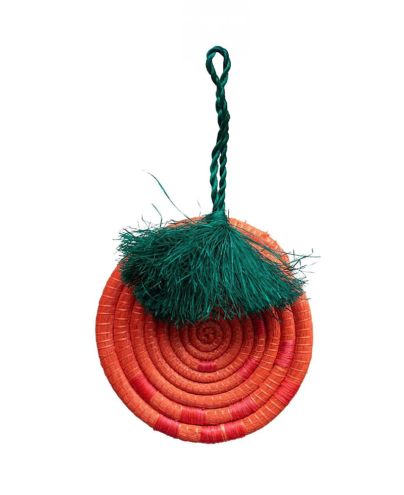 Indego Africa Fruit Slices Bag Charms In Brown