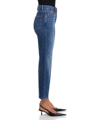Good Icon Straight Ankle Jeans in Indigo 1082