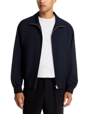 Wool Zip Blouson Jacket