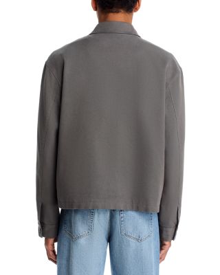 Canvas Zip Trucker Jacket