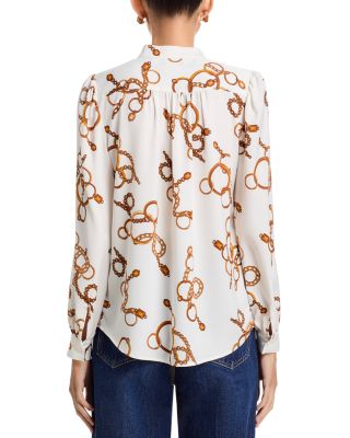 Long Sleeved Button Down Blouse