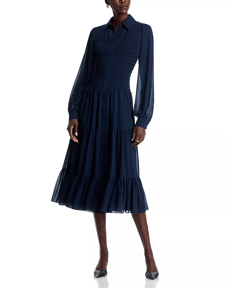 Michael Michael Kors Smocked Shirtdress