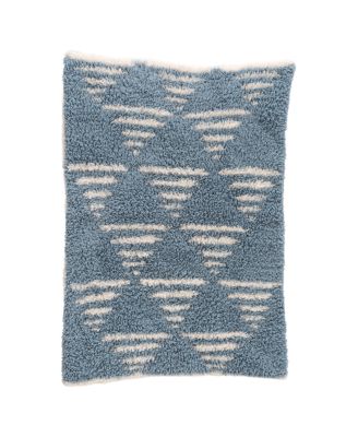 Saranoni Double Layer Bamboni Mini Blanket In Blue