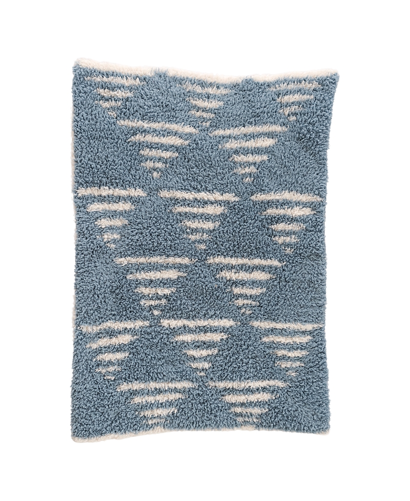 Saranoni Double Layer Bamboni Mini Blanket In Blue
