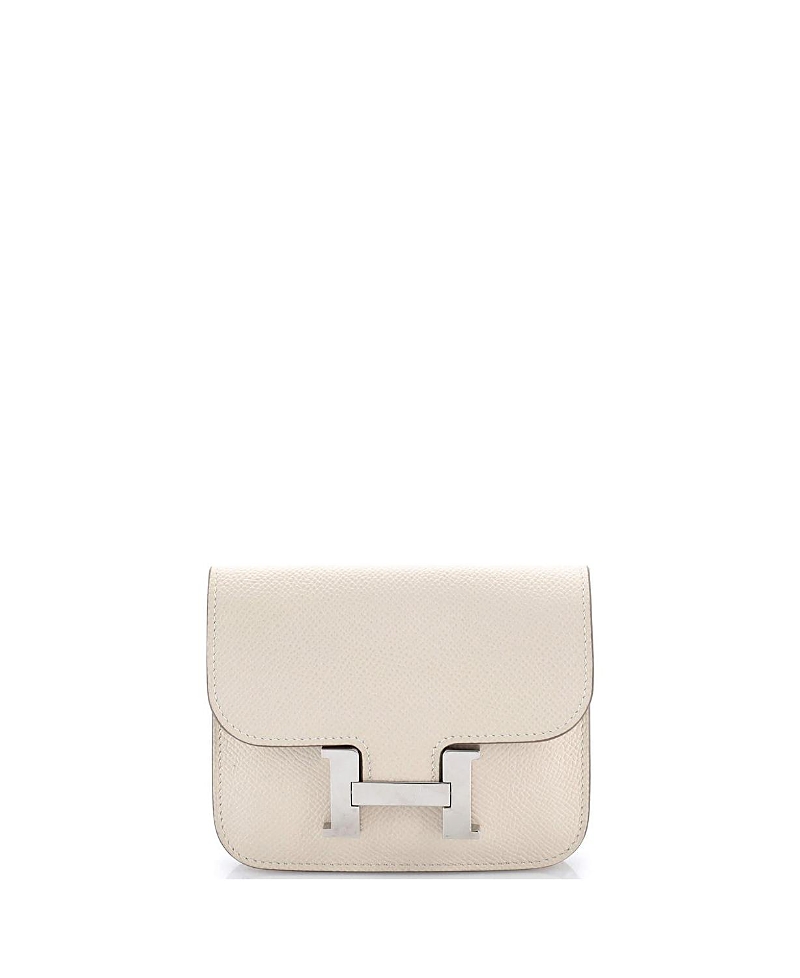 PRE-OWNED HERMES Pre-owned Hermes Constance Slim Wallet Epsom In Neutral