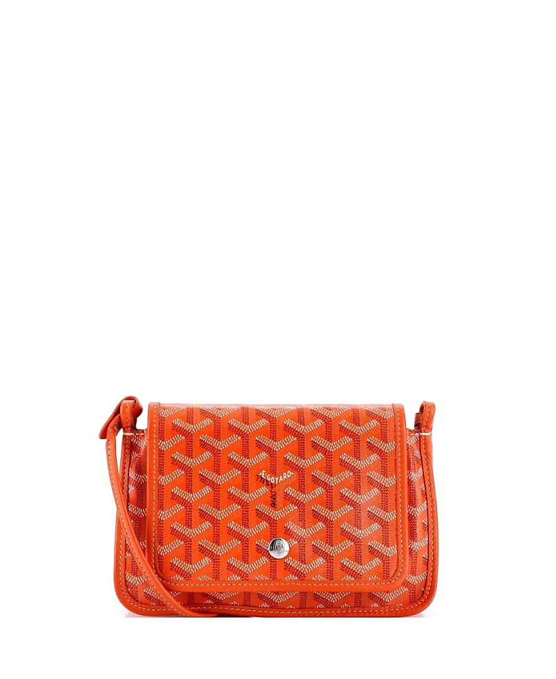 PRE-OWNED GOYARD Pre-owned Goyard Plumet Clutch Wallet Coated Canvas In Orange