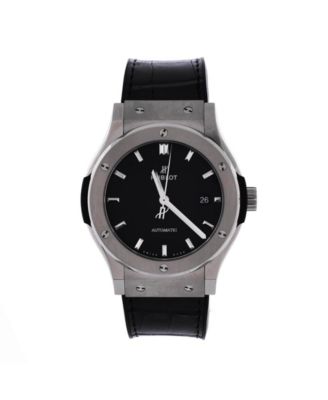  Classic Fusion Automatic Watch in Titanium and Alligator with Rubber 42mm