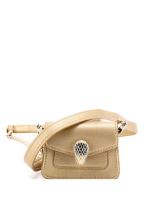  Micro Serpenti Forever Shoulder Bag Metallic Leather