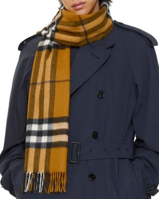  Check Cashmere Scarf