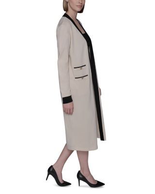 Contrast Trim Cardigan