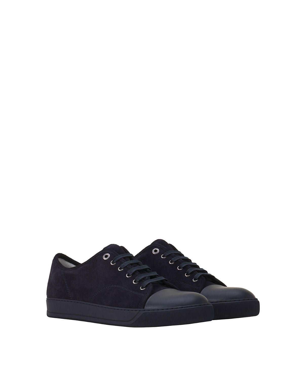 Lanvin Men's DBB1 Leather and Suede Sneakers