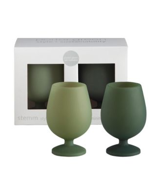 Stemm Silicone Unbreakable Wine Glasses - Set of 2