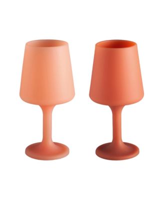Porter Green Swepp Unbreakable Wine Glasses - Set Of 2