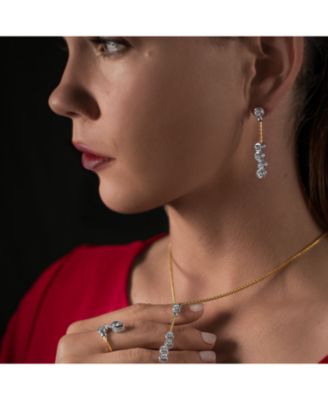 Day Diamonds Multi Drop Earrings, 2.66 TCW Lab Grown Diamonds