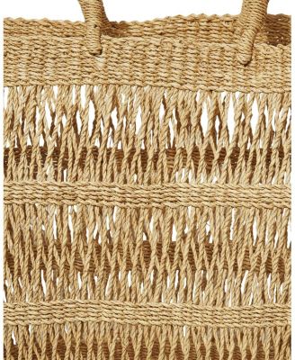Large Open Weave Bolga Tote Bag