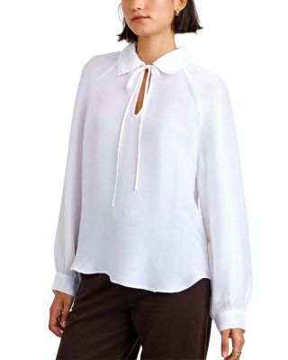 Collared Raglan Sleeve Top