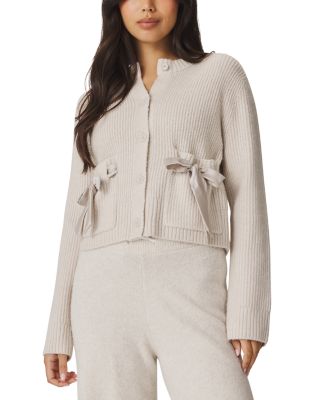 Stassi Satin Tie Cardigan
