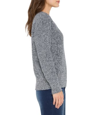 V-Neck Shaker Stitch Sweater