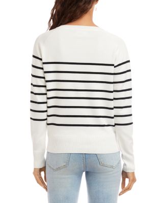 Henley Stripe Sweater