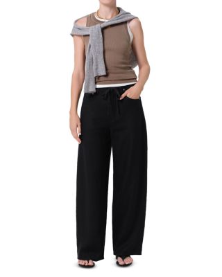 Brynn Drawstring Linen Trousers