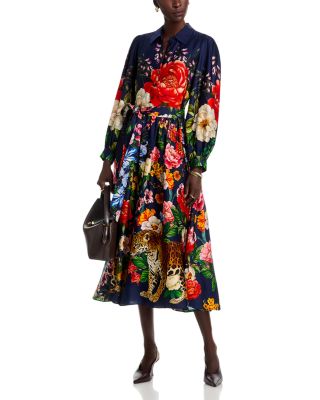 The Melina Silk Blend Dress