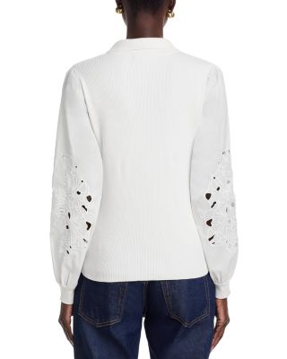 The Evelina Mixed Media Top