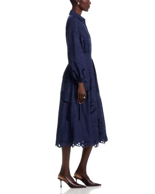 The Zoya Eyelet Embroidered Dress