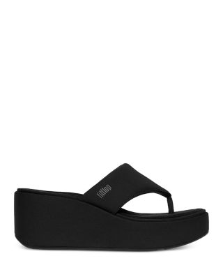 Women's Platform Wedge Thong Sandals