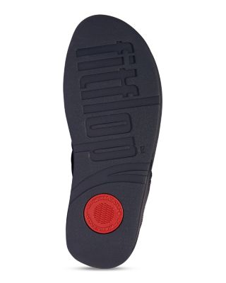 Women's Lulu Square Chain Leather Toe Post Sandals