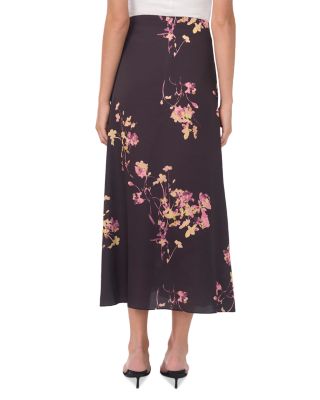 A Line Slip Midi Skirt