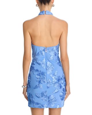 Beaded Halter Neck Dress