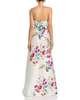 Mikado Strapless Full Gown