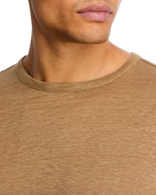 Linen Short Sleeve Crewneck Tee