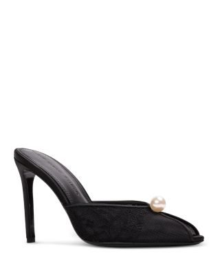 Women's Pearl Mesh Slipper Pumps