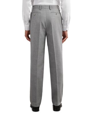 Wool Mixer Tailored Fit Trousers