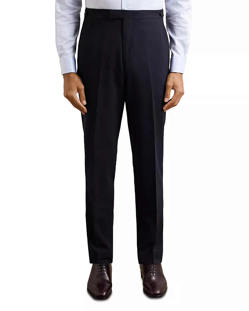 Reiss Textured Weave Slim Fit Pants