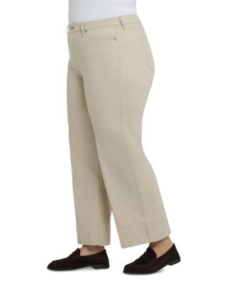 Teresa Wide Leg Ankle Jeans in Feather