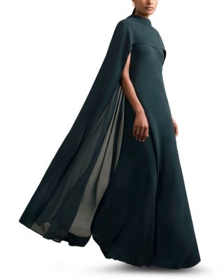 Greta Cape Back Gown