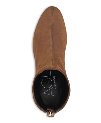 Women&#39;s Veta Back Zip Block Heel Booties