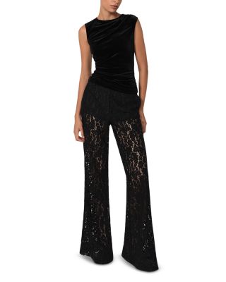 Lace Wide Leg Pants