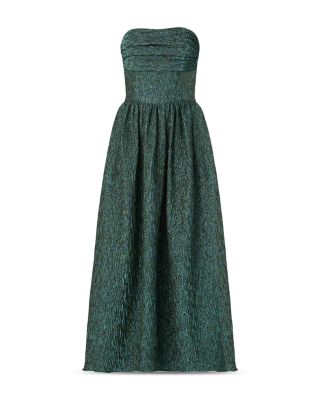 Lillia Jacquard Strapless Dress