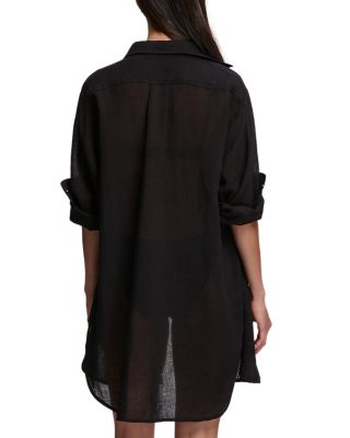 Boyfriend Shirt Swim Cover-Up
